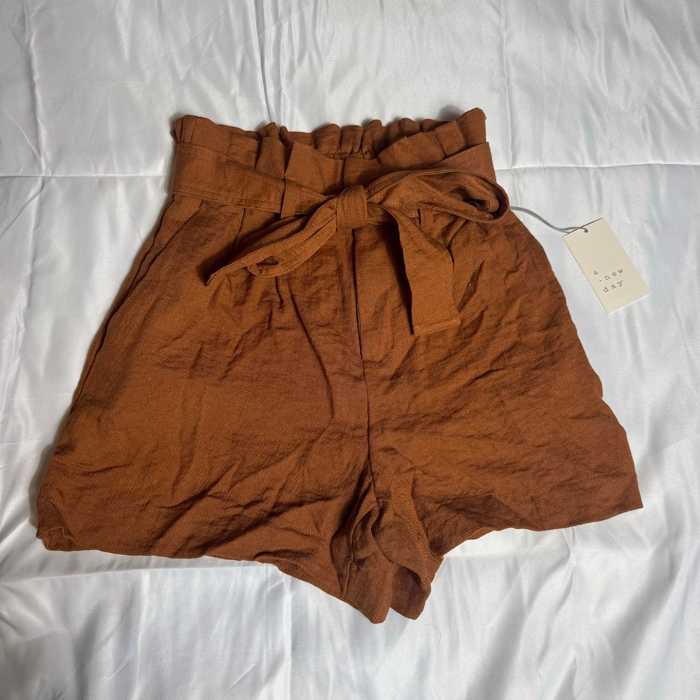 Women's A New Day Brown High Waist Shorts XS